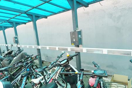 熱烈慶祝我公司華中科技大學紫菘公寓宿舍電動車充電樁安裝項目順利完工!